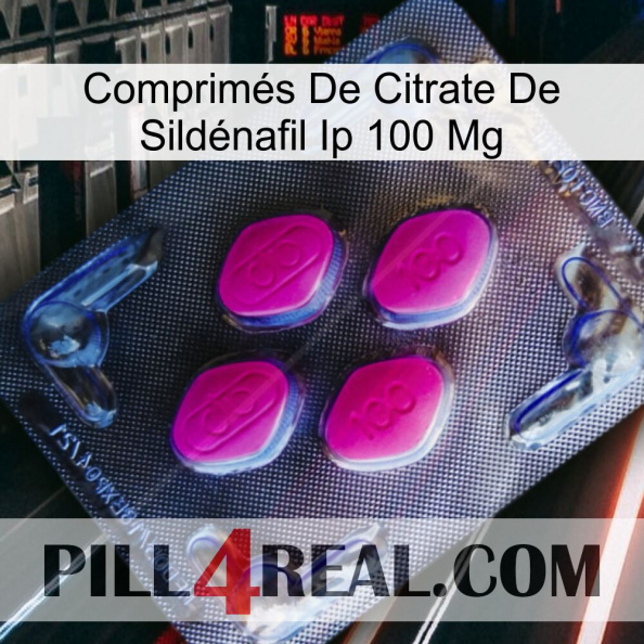 Comprimés De Citrate De Sildénafil Ip 100 Mg 02